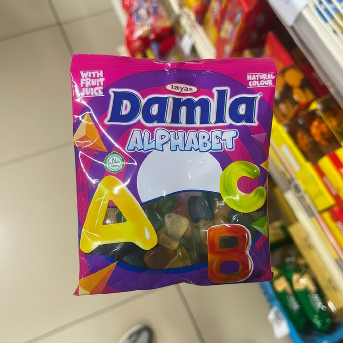 Tayas Damla Alphabet Gummy Candy 80G