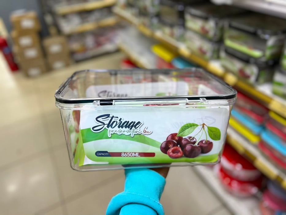 Clear Plastic Storage Box 8650ml