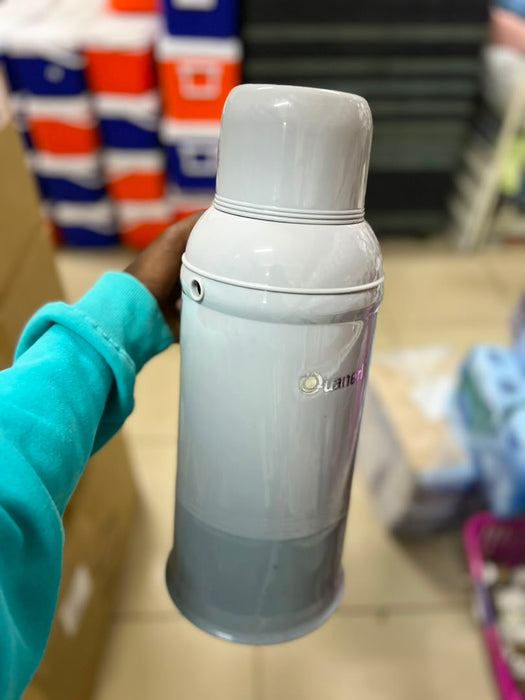 Grey White Large Thermal Flask 2l
