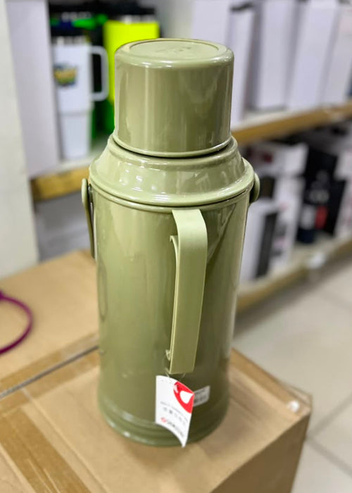 Olive Green Large Thermal Flask 2L