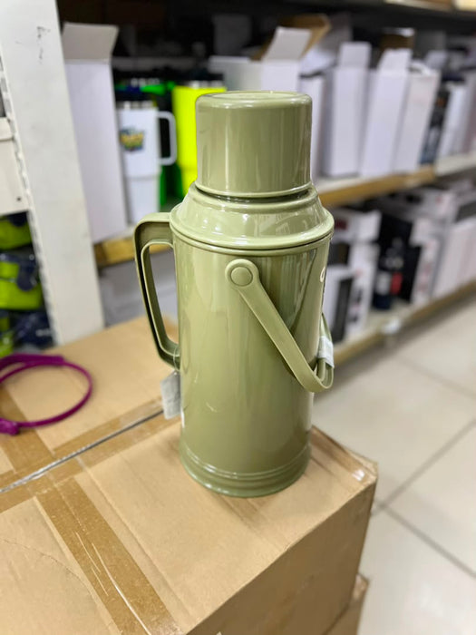 Olive Green Large Thermal Flask 2L