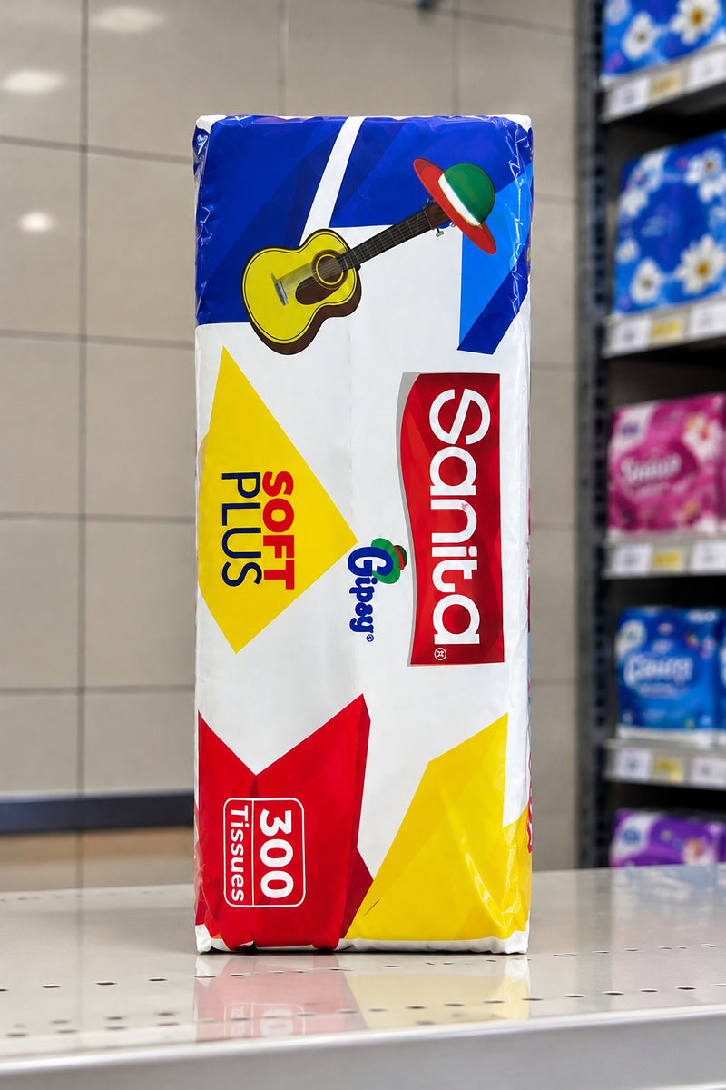 Sanita Gipsy Soft Plus Tissues (300 Tissues)