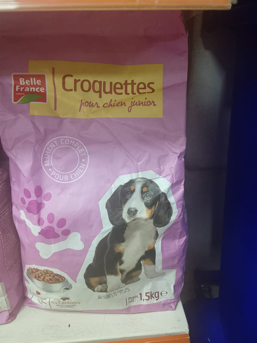 Belle France Croquettes pour Chien Junior (Dry Junior Dog Food / Puppy Food)1.5kg