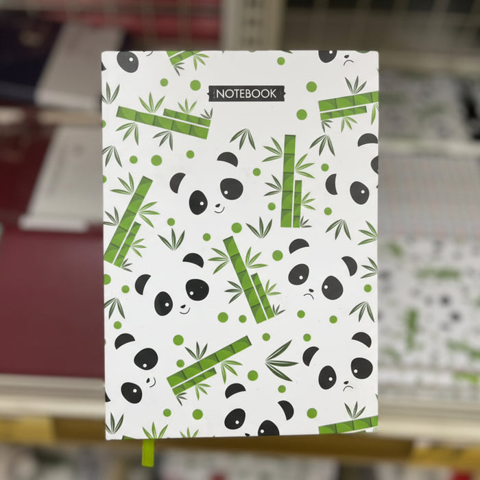 Panda and Bamboo Patterned Notebook