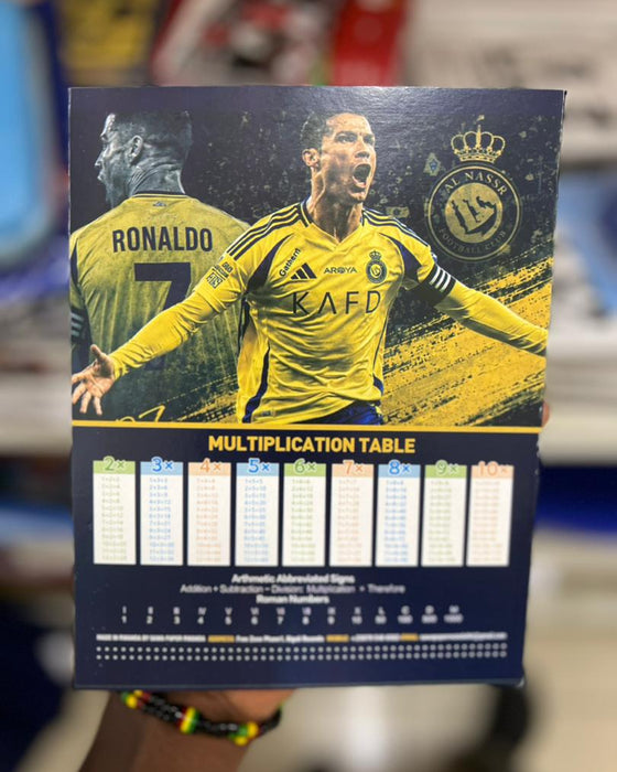 Al Nassr Cristiano Ronaldo CR7 Exercise Book (120 Pages)