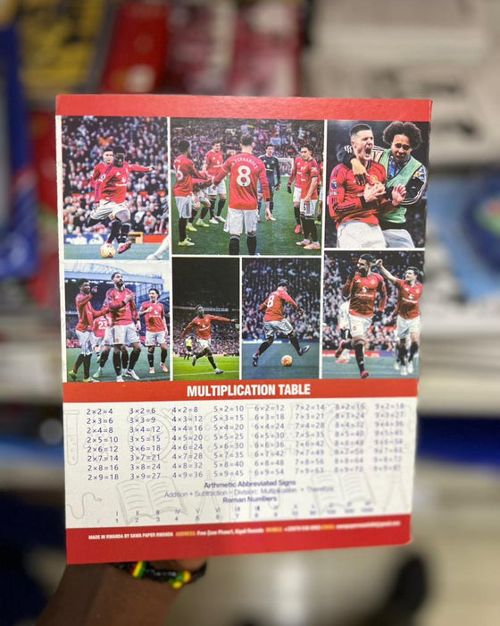 Manchester United Players Exercise Book (120 Pages)