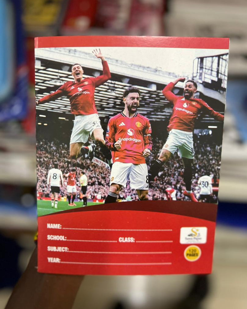 Manchester United Players Exercise Book (120 Pages)