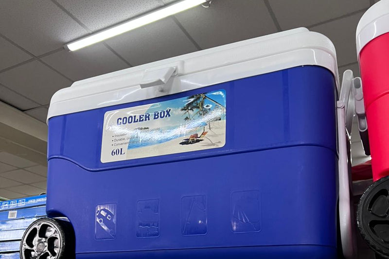 60L Wheeled Ice Cooler Box