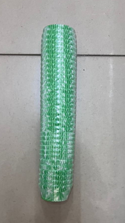 Green Patterned Paper Cupcake Liners