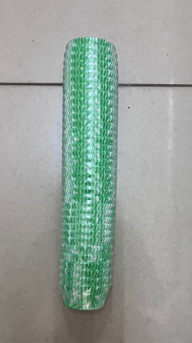 Green Patterned Paper Cupcake Liners