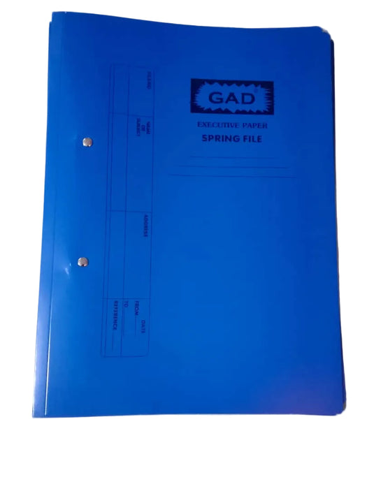 GAD Executive Paper Spring File