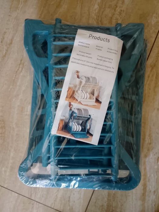 Dish Bowl and dish storage rack a two-tier kitchen