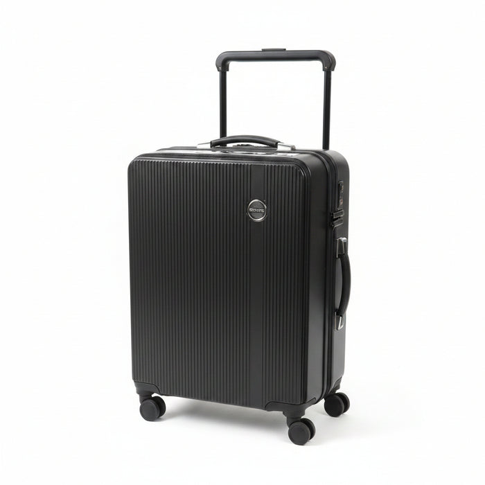 Black Wide-Handle Carry-On Suitcase 40L