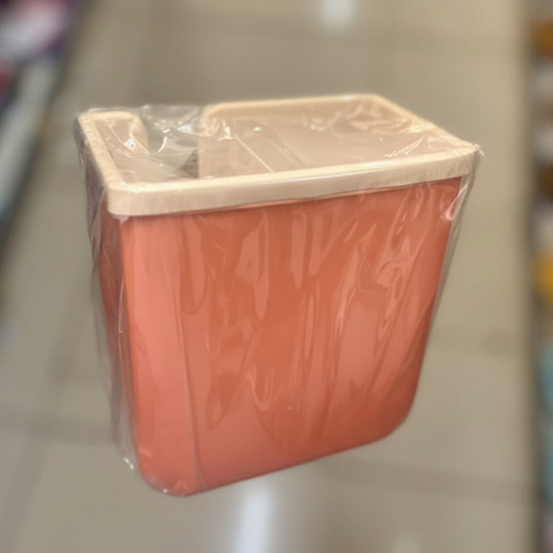 Floral Patterned Plastic Cutlery Holder