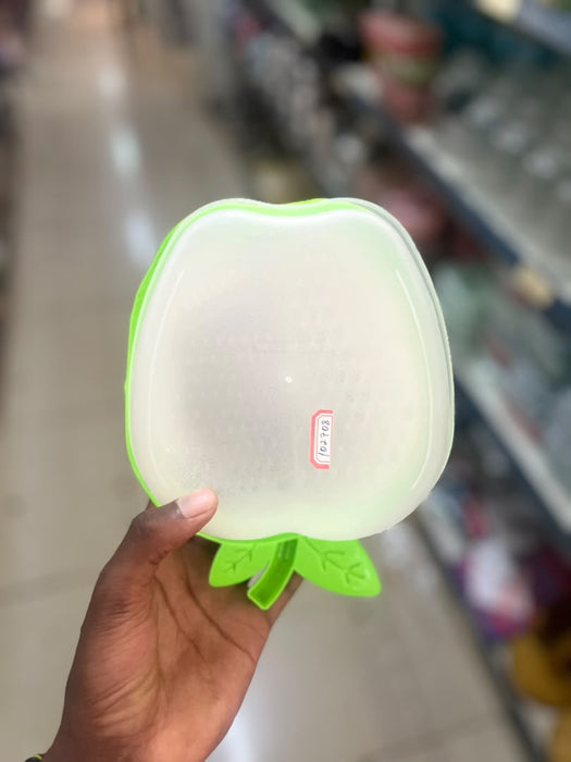 Apple-Shaped Multi-Blade Handheld Grater - Green