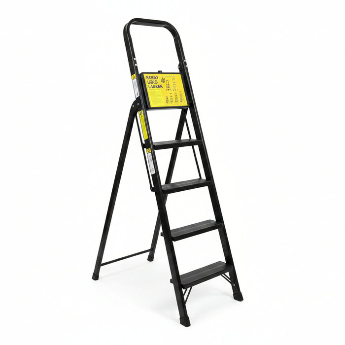 Folding 6-Step Metal Household Ladder