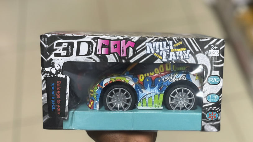 Graffiti Toy Sports Car