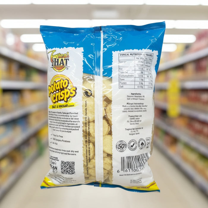 Tropical Heat Salt & Vinegar Flavour Potato Crisps