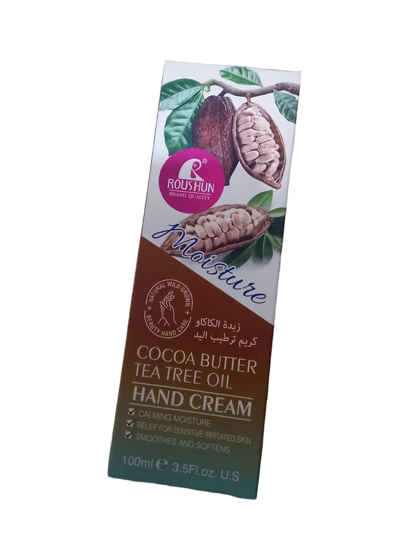 Roushun Moisture Cocoa Butter Tea Tree Oil Hand Cream 100ML