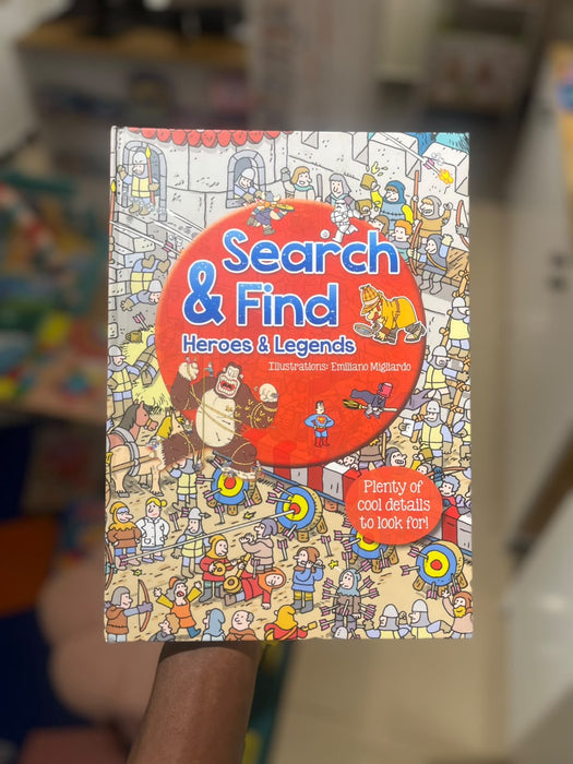 Search & Find: Heroes & Legends Children's Activity Book