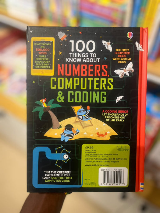 100 Things to Know About Numbers, Computers & Coding Children's Book