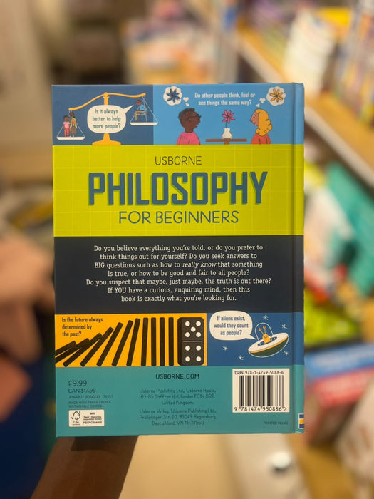 Usborne Philosophy for Beginners Book