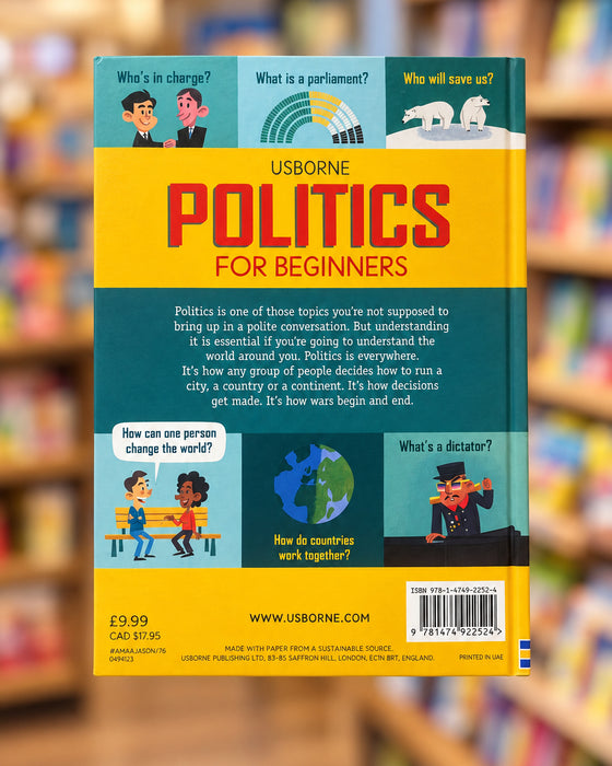 Usborne Politics for Beginners Book