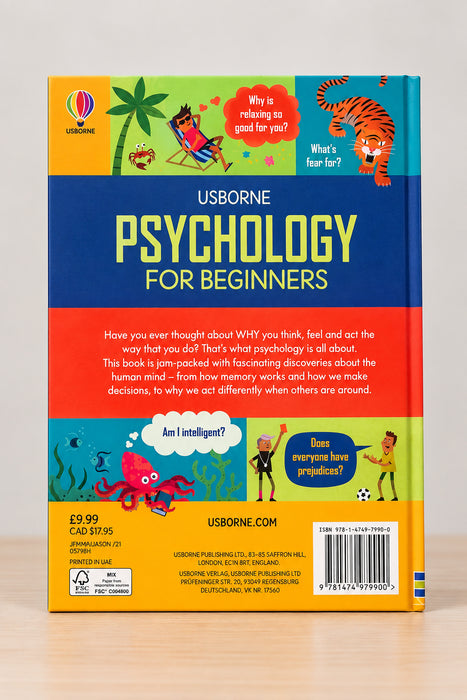 Usborne Psychology for Beginners Book
