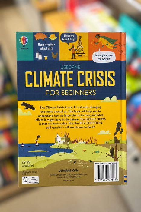 Usborne Climate Crisis for Beginners Book