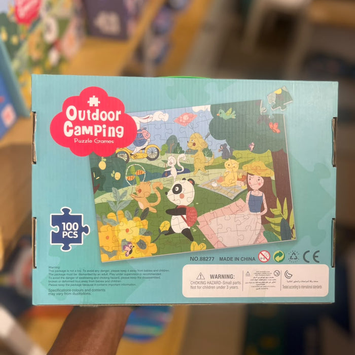 Outdoor Camping 100-Piece Jigsaw Puzzle
