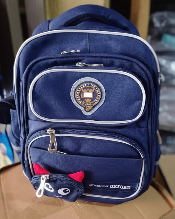 Oxford Navy School Backpack