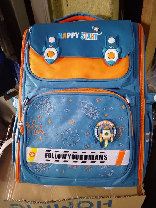 Blue Space Theme Backpack