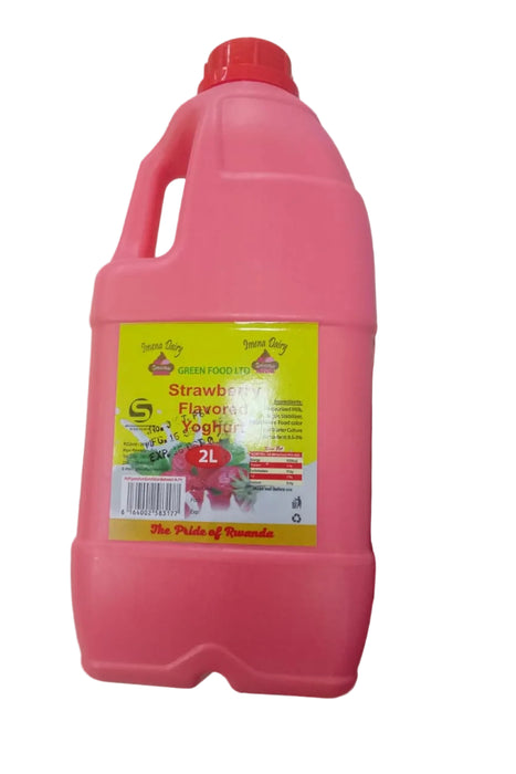 IMENA Dairy Strawberry Flavored Yoghurt 2L