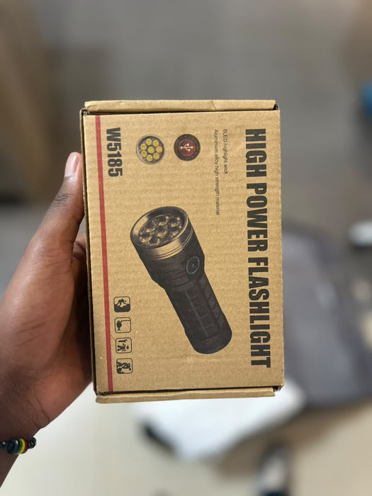 High Power Rechargeable LED Flashlight