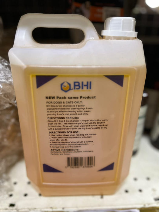 BHI Dog & Cat Shampoo with Perfume 5L