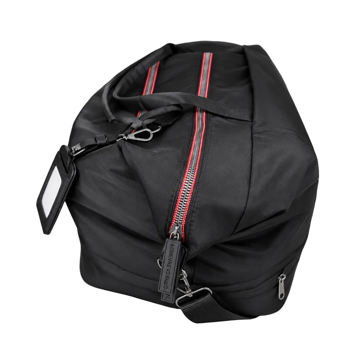 Fabienne Chapot Black Travel Duffel Bag