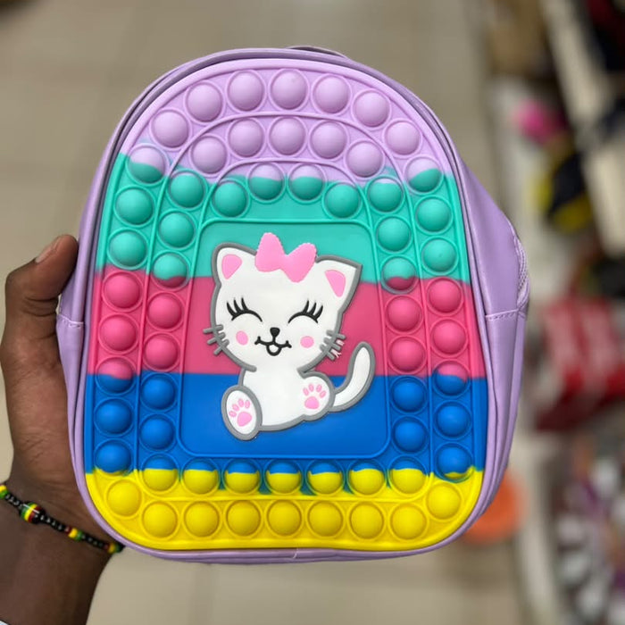 Kids Pop It Kitty Backpack