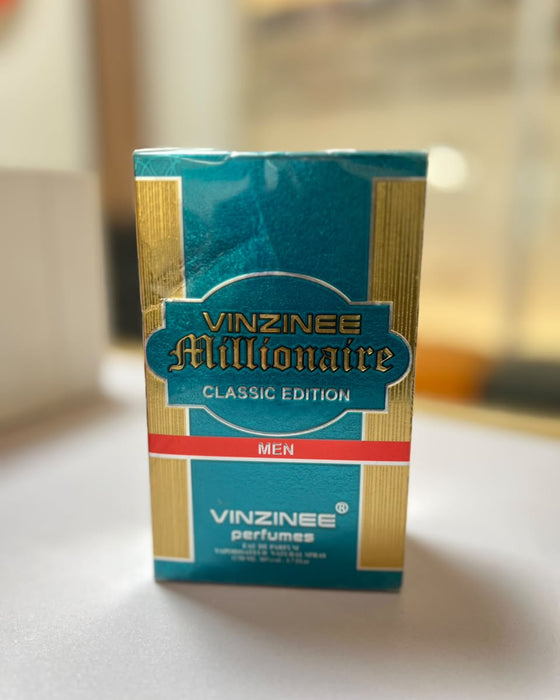 Vinzinee Millionaire Classic Edition Perfume for Men (50 mL)