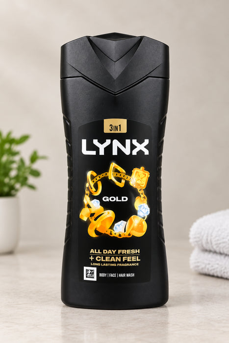 Lynx Gold 3-in-1 Shower Gel 225g