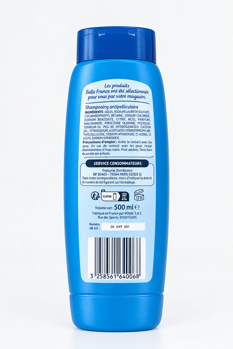 Belle France Shampooing Purifiant Antipelliculaire 500ml