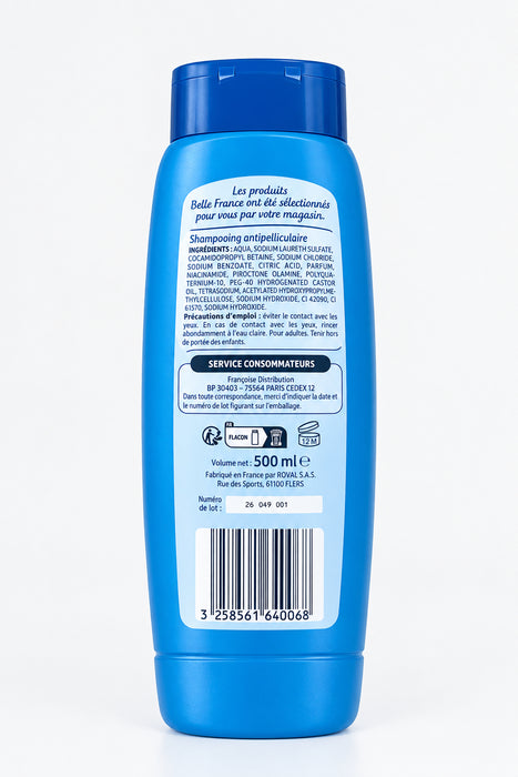 Belle France Shampooing Purifiant Antipelliculaire 500ml