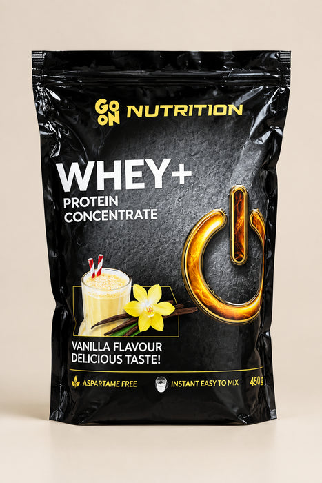 GO ON Nutrition WHEY+ Protein Concentrate (Vanilla Flavour) 450g