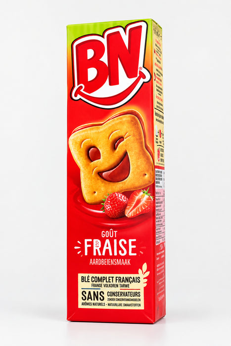 BN Goût Fraise Biscuits 285g