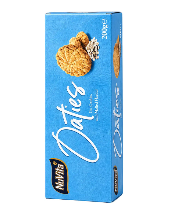 NuVita Oaties Oat Cookies with Malted Flavour (200g)
