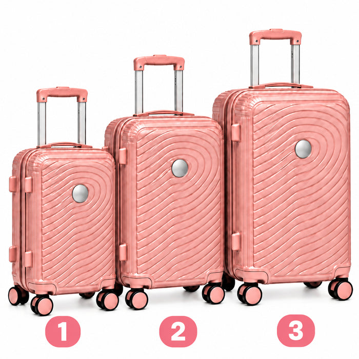 Travel Bag Suitcase Plastic Wrap  Pink