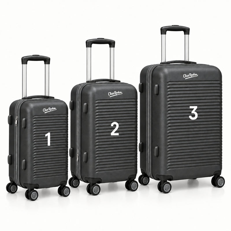 Travel Bag Suitcase Plastic Wrap Black