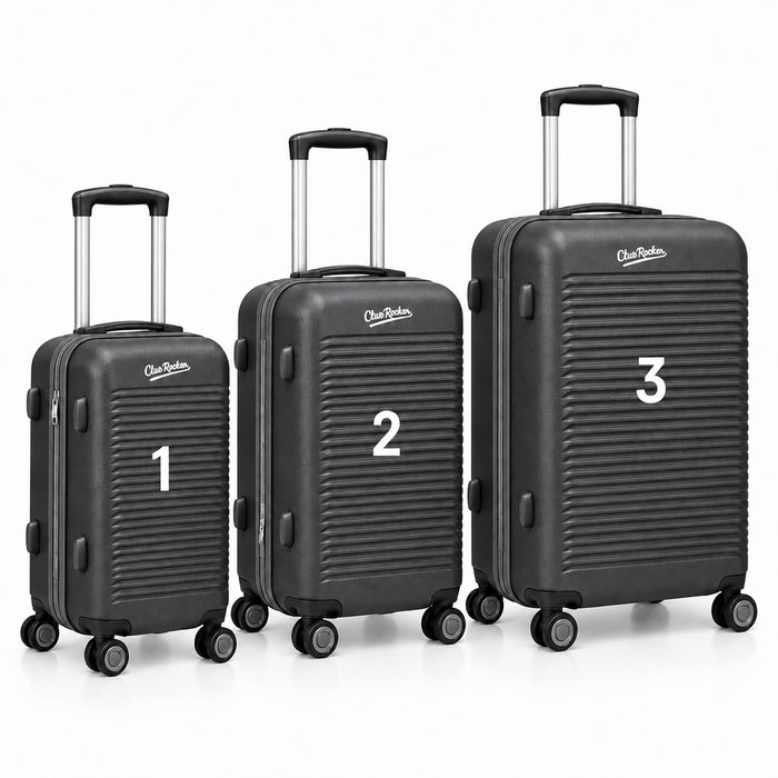 Travel Bag Suitcase Plastic Wrap Black