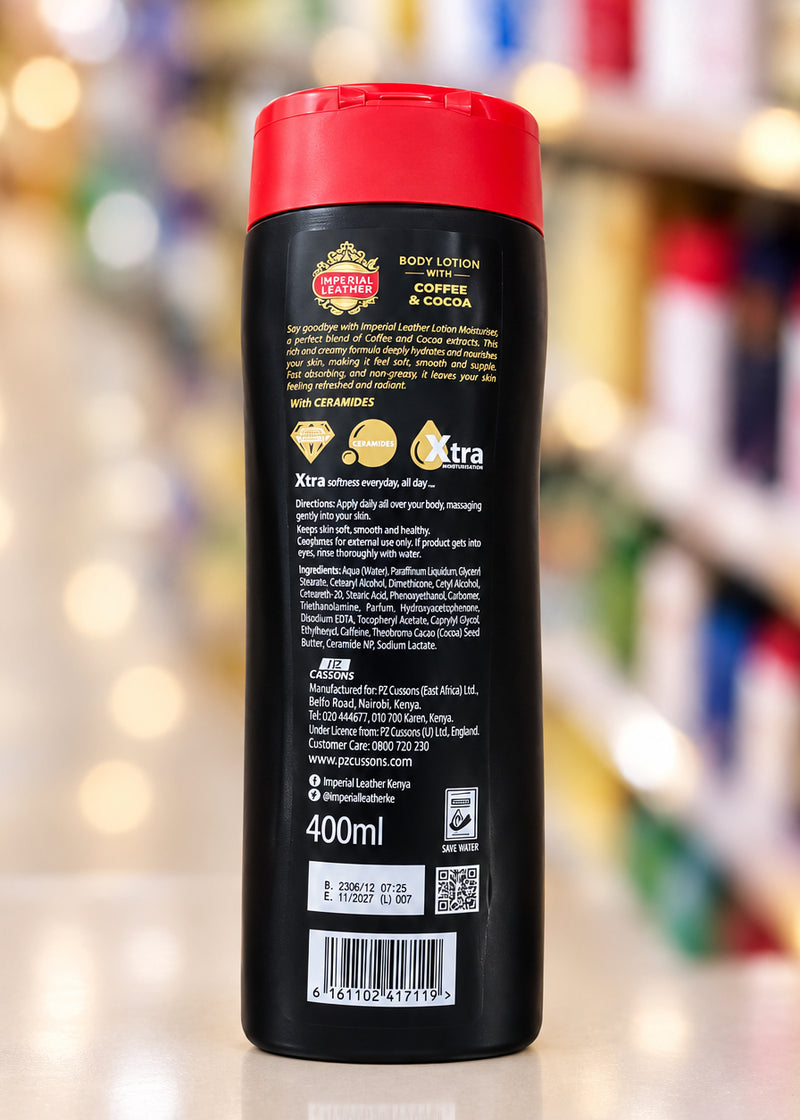 Imperial Leather Men Body Lotion - Coffee & Cocoa 400ml