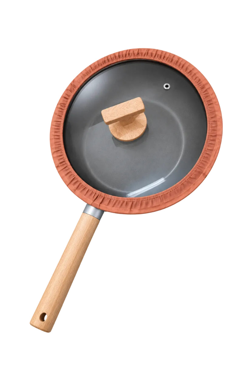 Protected Glass Lid Frying Pan