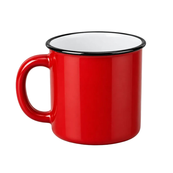 Red Ceramic Mug 1L